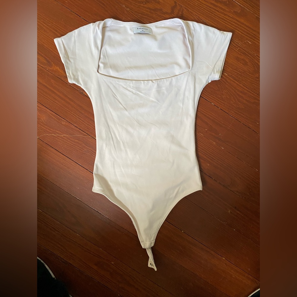 Babaton Cream Bodysuit